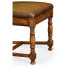 Distressed Medium Walnut Country Side Chair