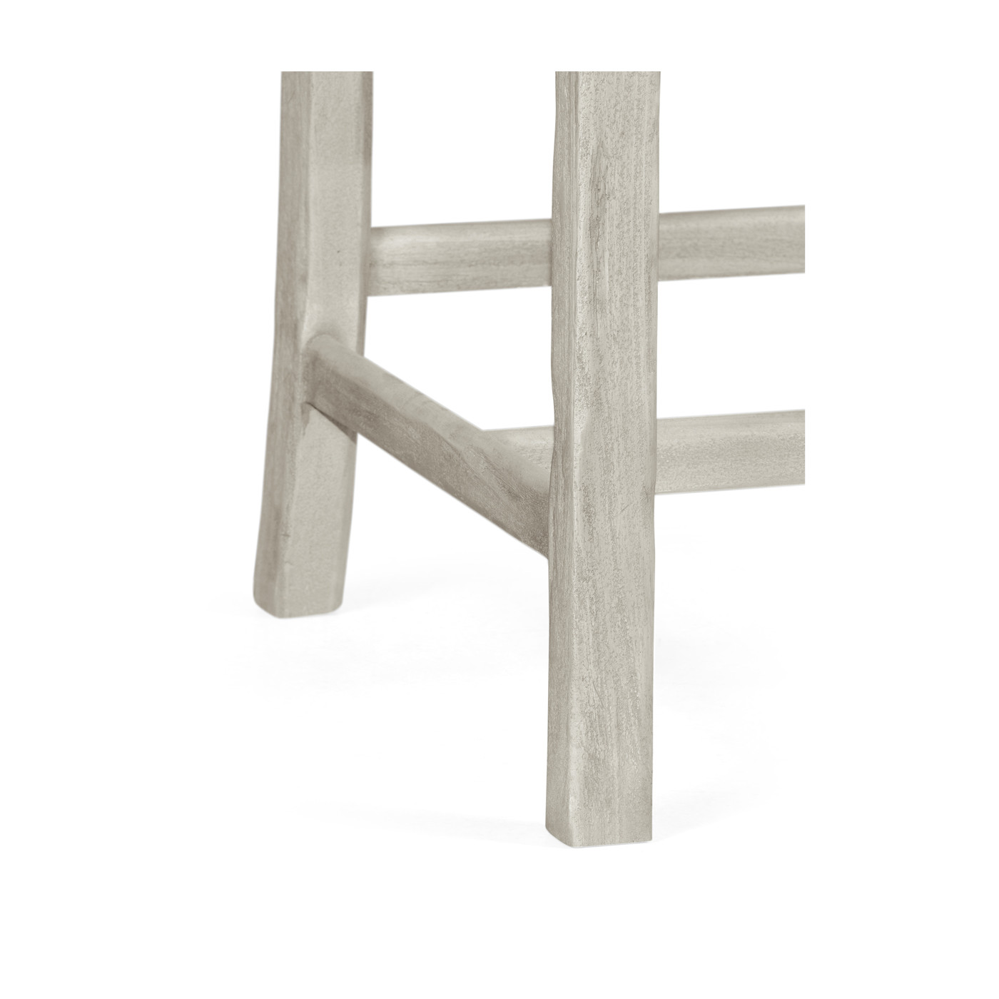 Casual Chippendale Grey Mahogany Arm Chair