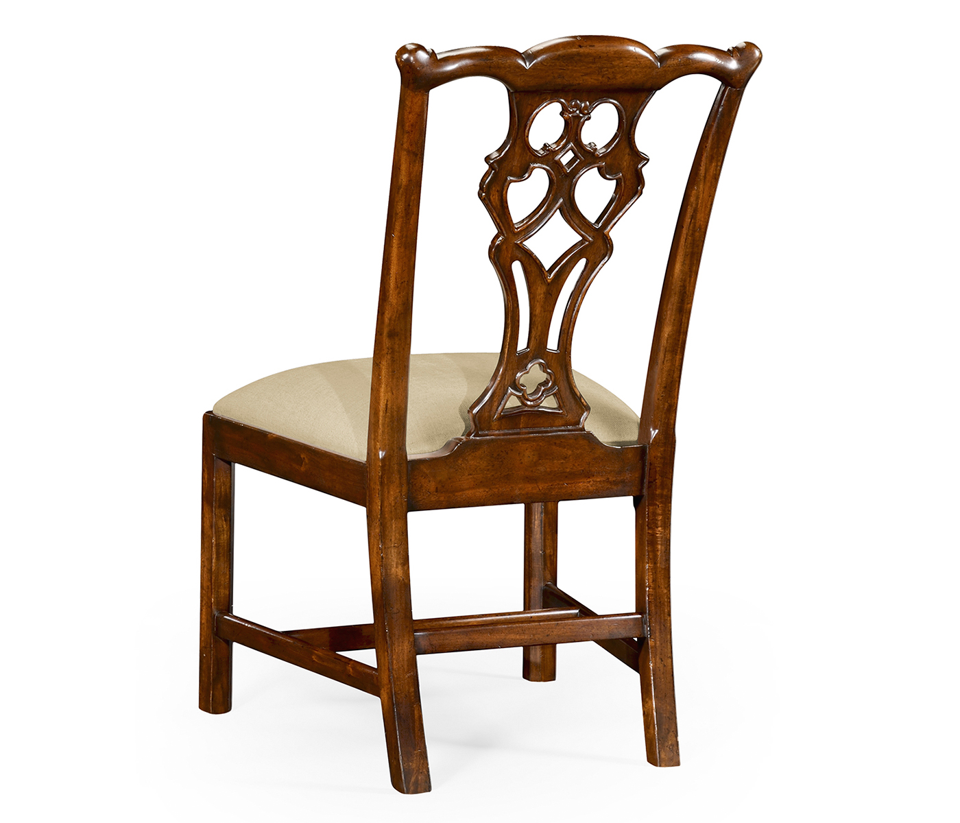 Buckingham Chippendale Antique Mahogany Side Chair