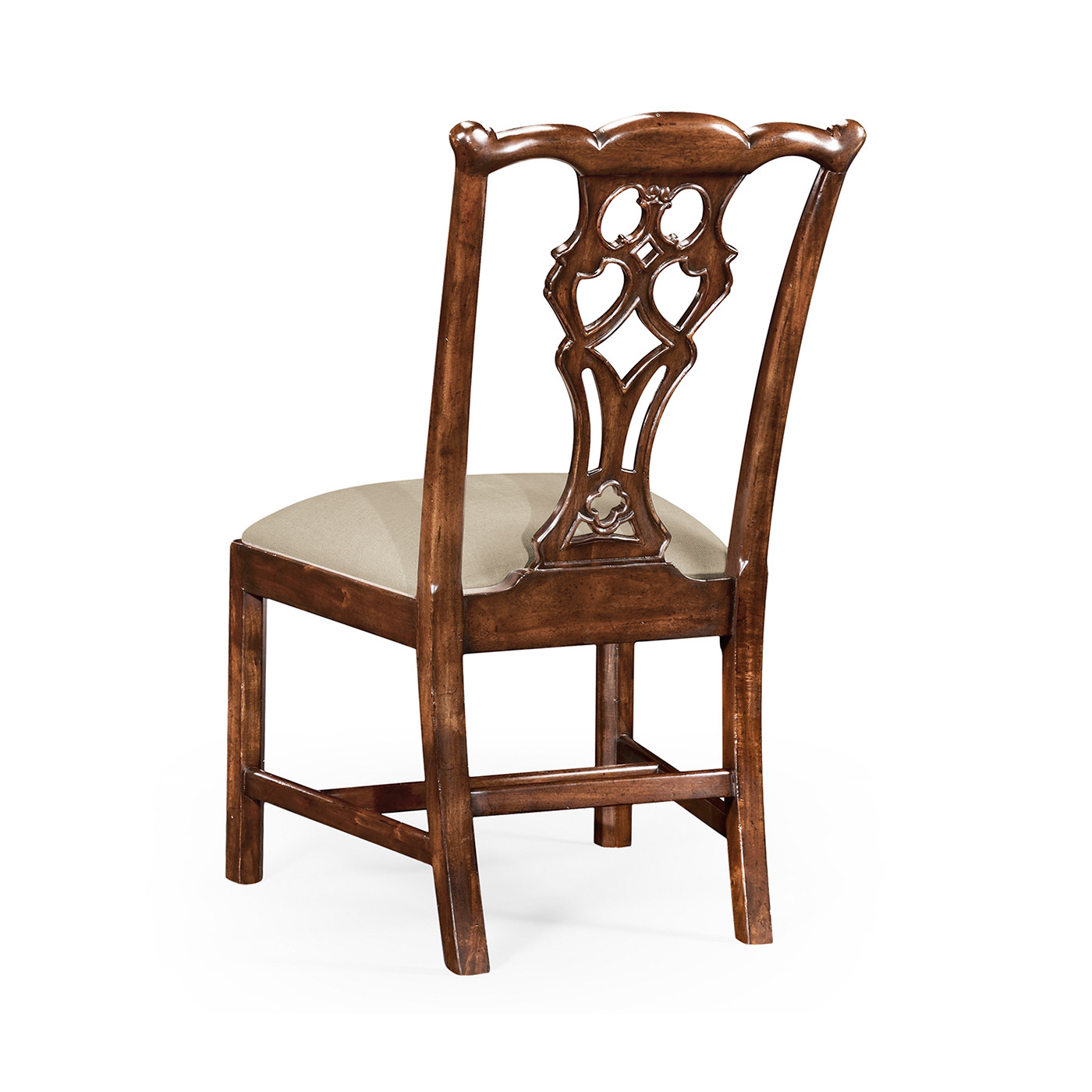 Buckingham Chippendale Antique Mahogany Side Chair
