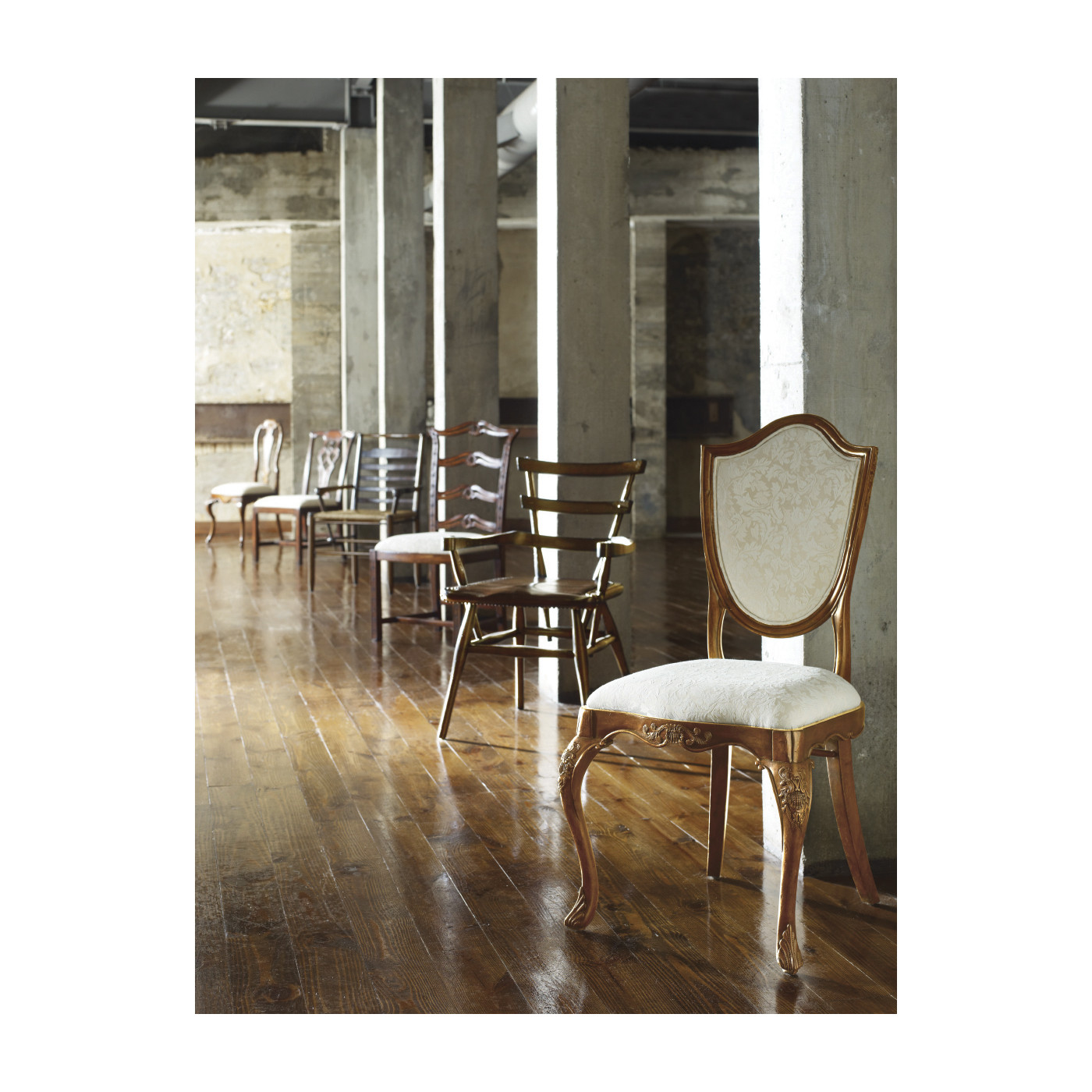 Buckingham Chippendale Antique Mahogany Side Chair