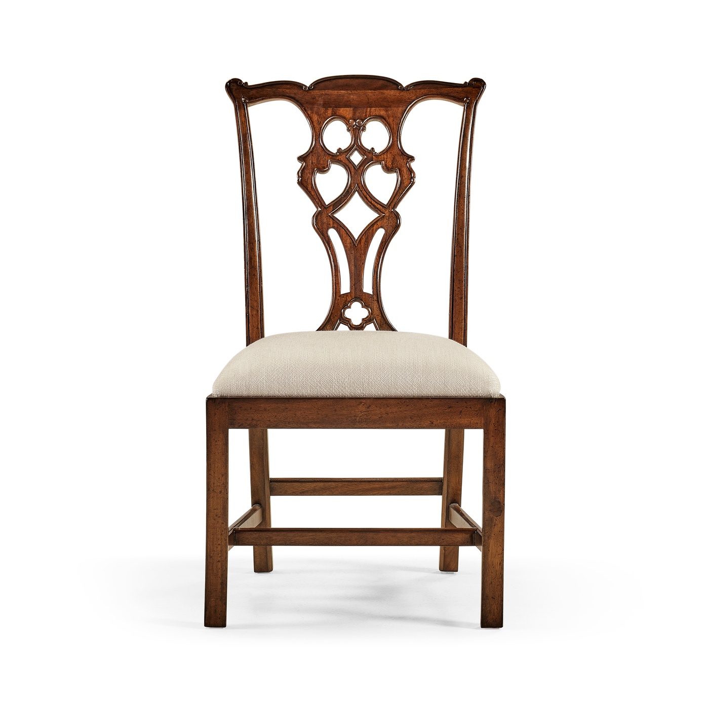 Buckingham Chippendale Antique Mahogany Side Chair