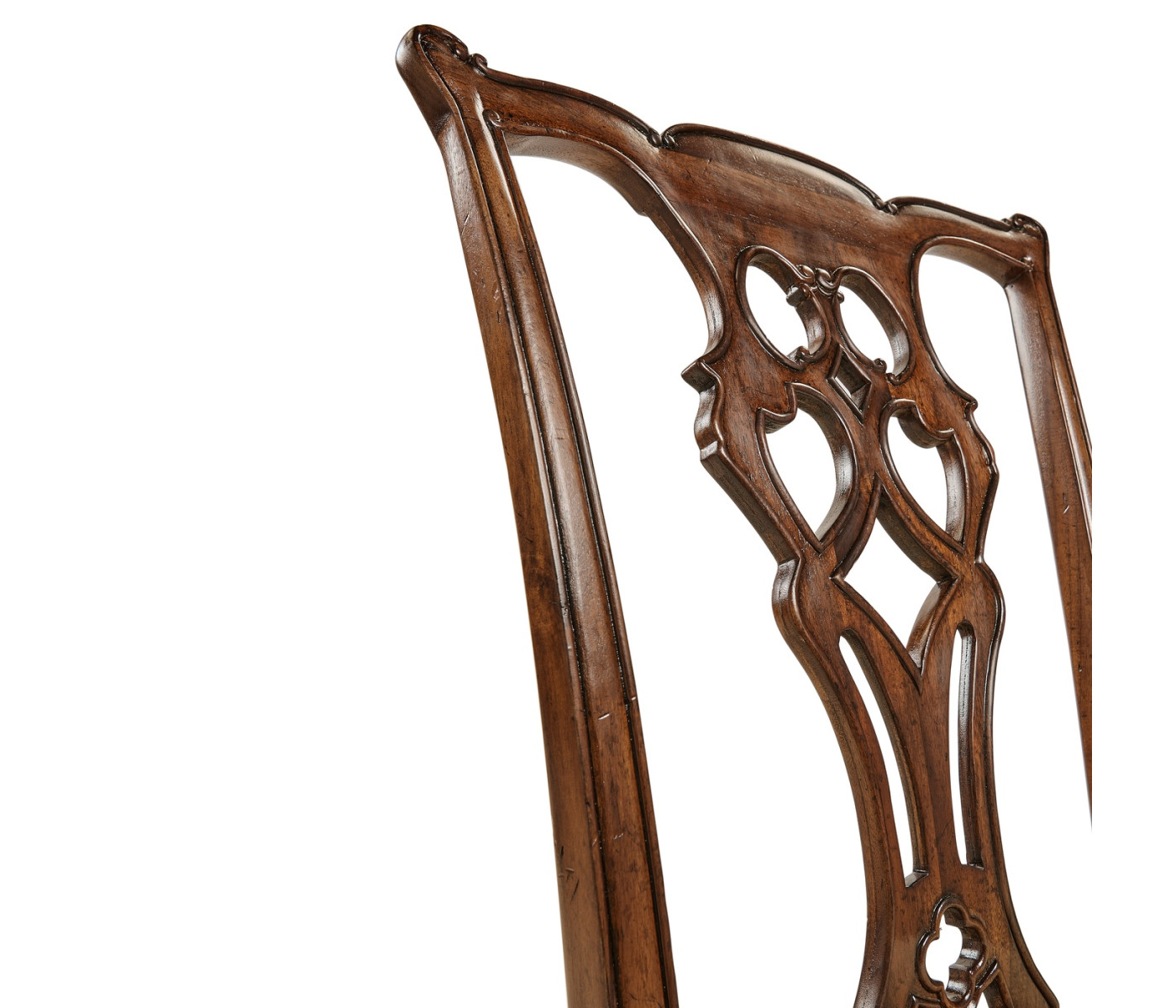 Buckingham Chippendale Antique Mahogany Side Chair