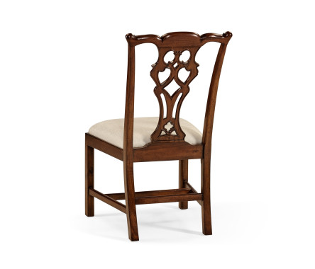 Buckingham Chippendale Antique Mahogany Side Chair