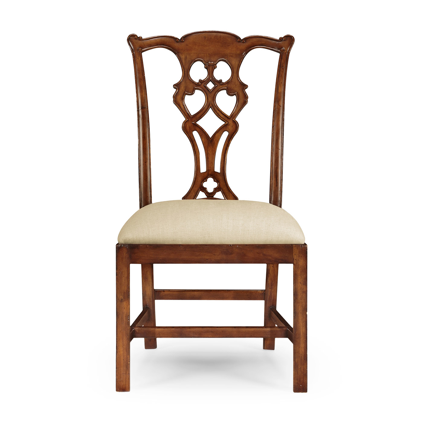 Windsor Chippendale Walnut Side Chair