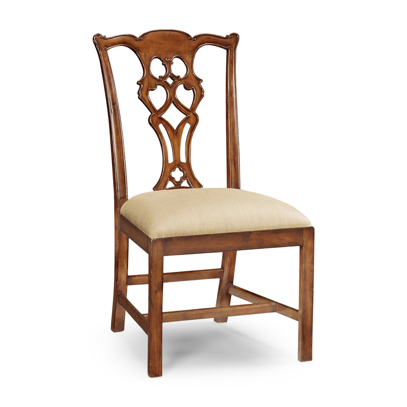 Windsor Chippendale Walnut Side Chair