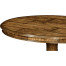 Distressed Crotch Walnut Pedestal Table 48