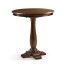 Round Dark Oak Bar Table 36