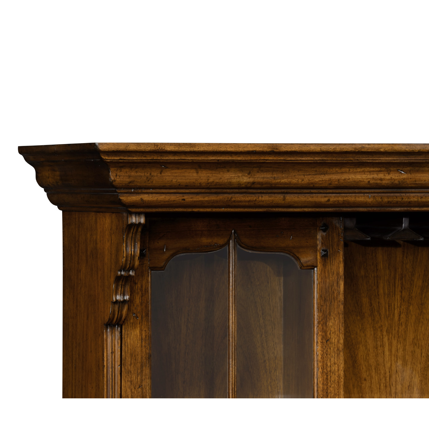 Walnut dresser for drinks storage