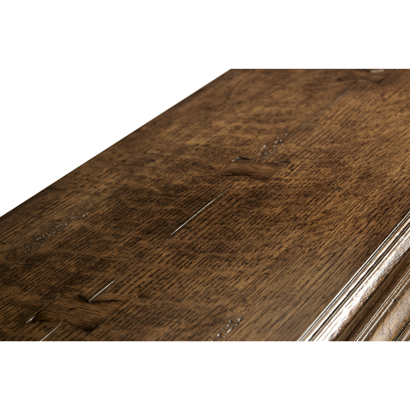 Small Elizabethan Style Dark Oak Console