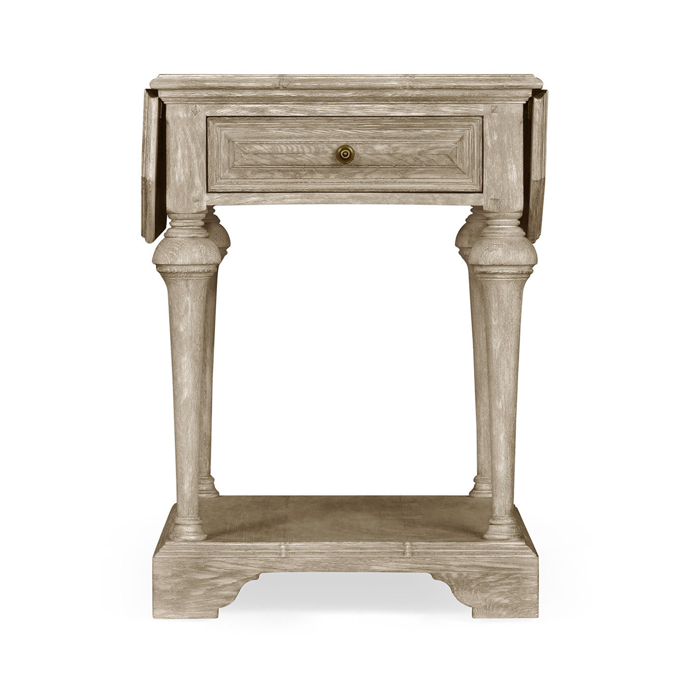 Elizabethan Style Grey Oak Pembroke Table