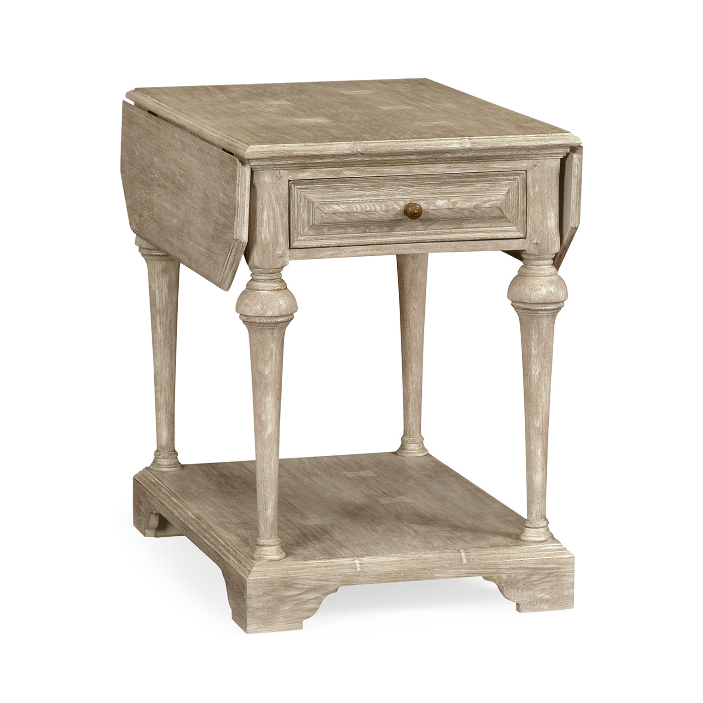 Elizabethan Style Grey Oak Pembroke Table