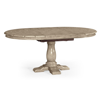 Extending Grey Oak Country Table 48