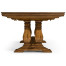 Figured Walnut Large Extending Refectory Table 91