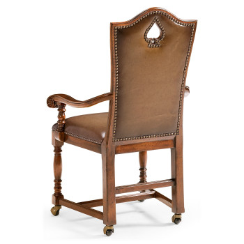 High Back Playing Card "Spade" Arm Chair