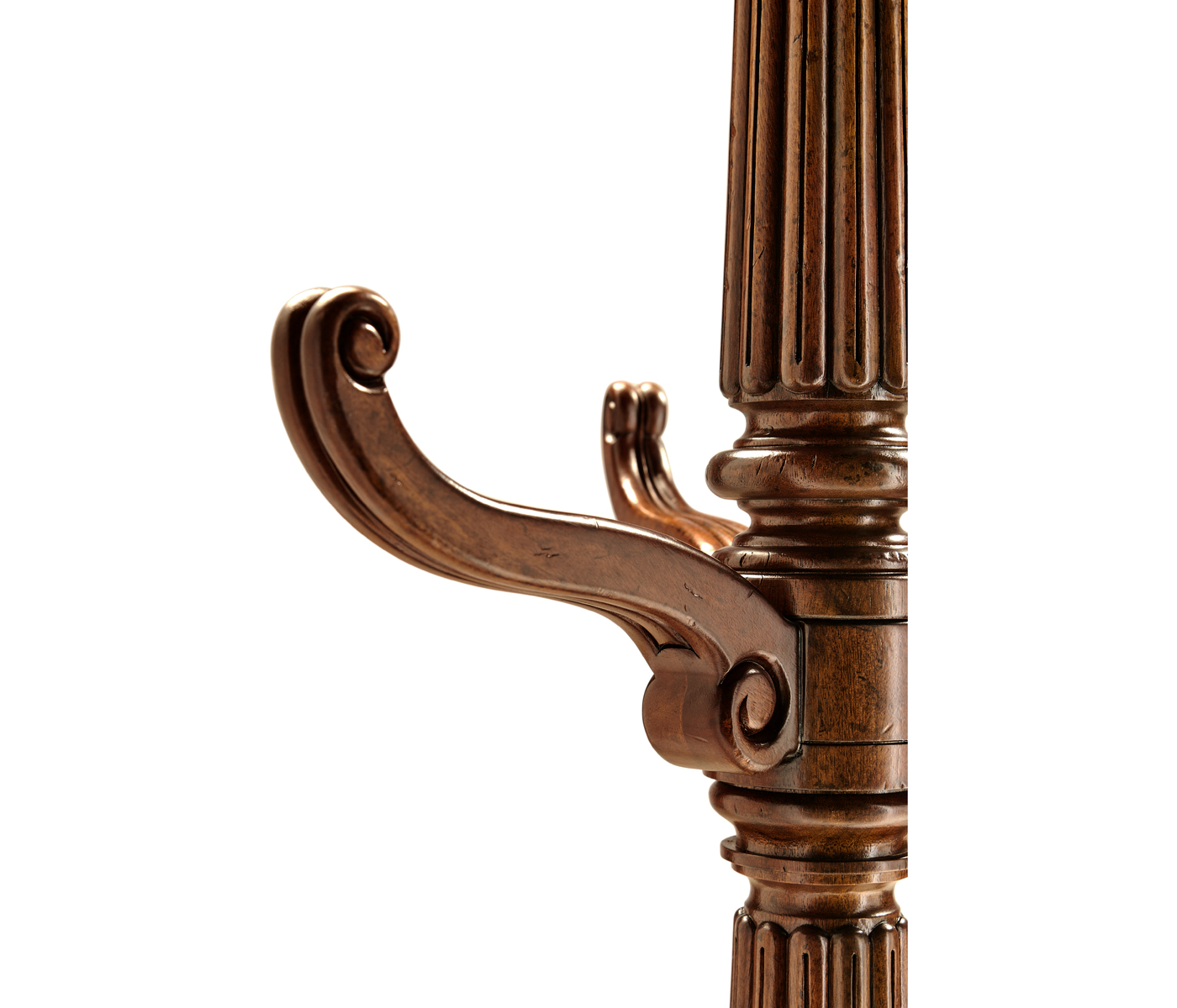 Victorian Style Mahogany Hat & Coat Rack