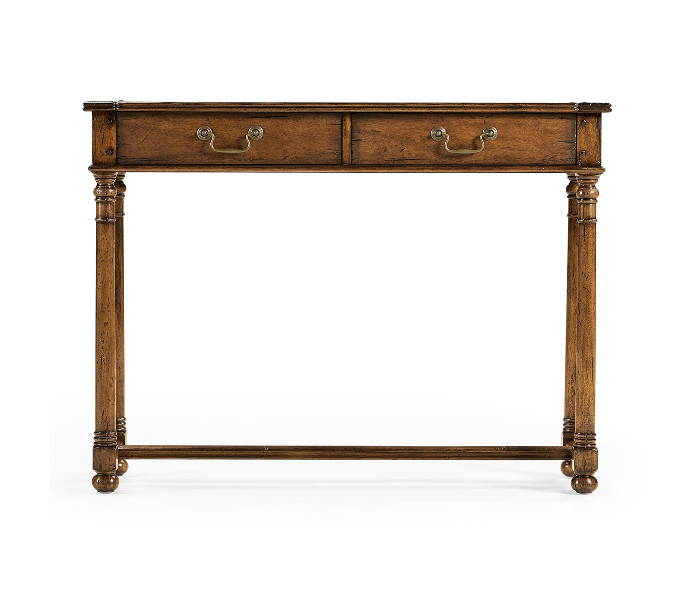 Walnut Oyster Parquet Console