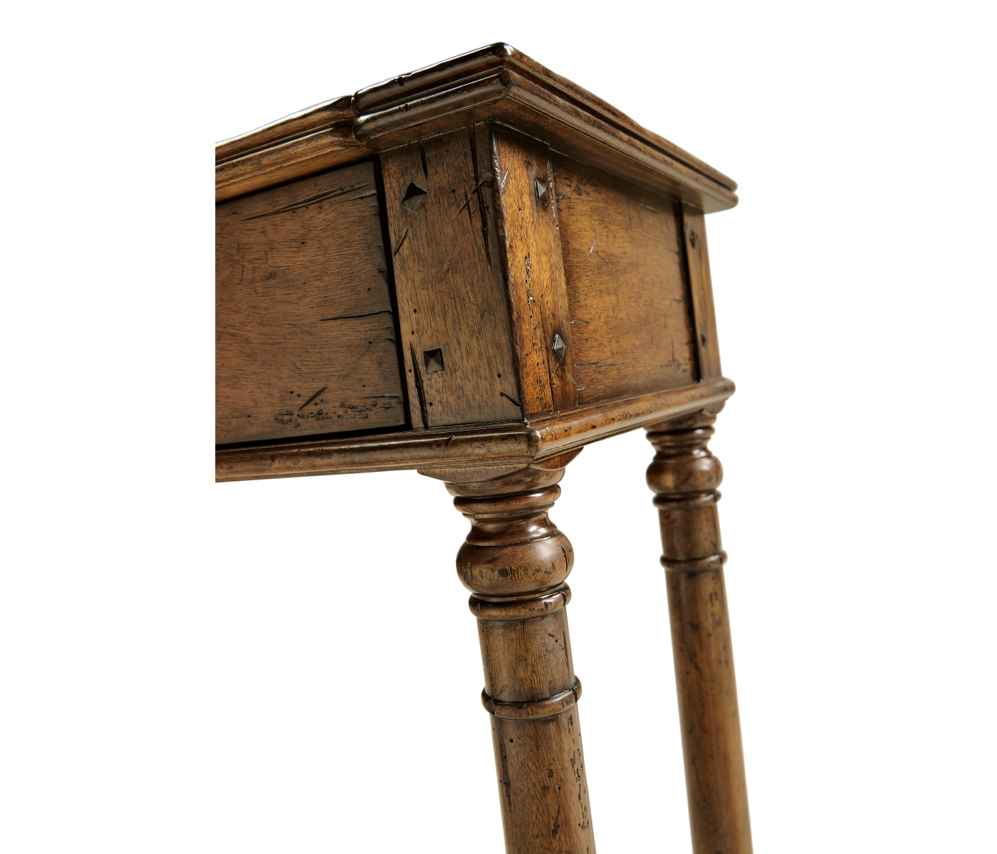 Walnut Oyster Parquet Console