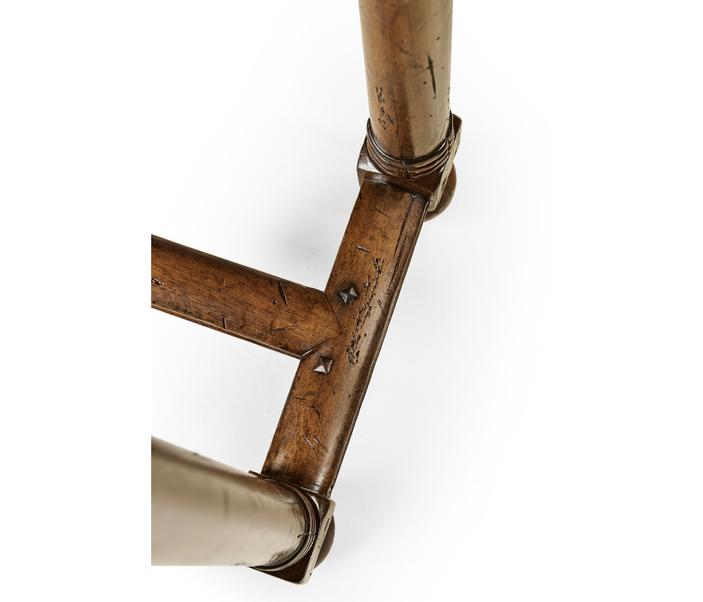 Walnut Oyster Parquet Console