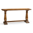 Large Figured Walnut Narrow Refectory Console