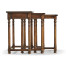 Nest of Three Country Oyster Tables