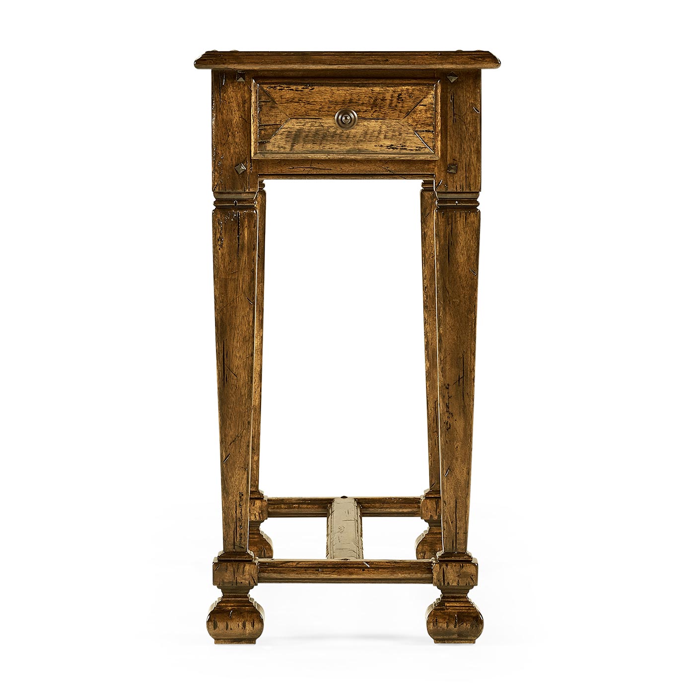 Narrow Walnut Side Table