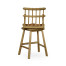 Rustic Natural Oak Side Bar Stool