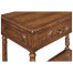 Panelled walnut console