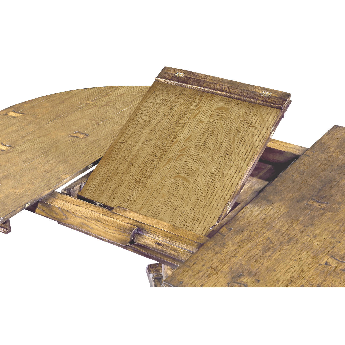 Extending Natural Oak Country Table 60