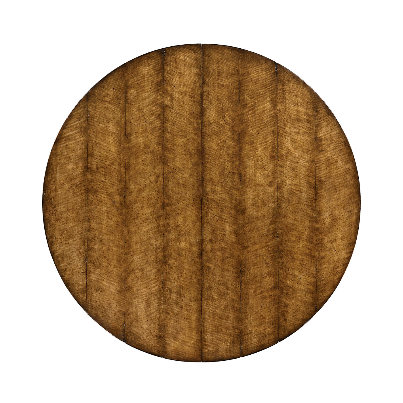 Country Walnut Round Extending Dining Table 48