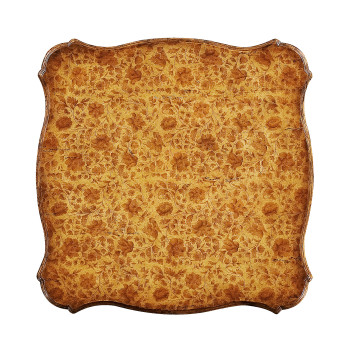 Painted Flower Side Table