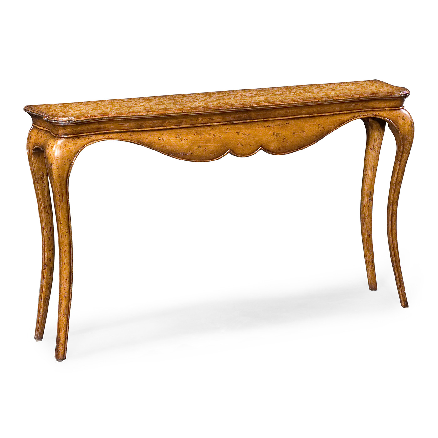 Painted flower console