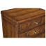 Tudor style walnut chest of four drawers