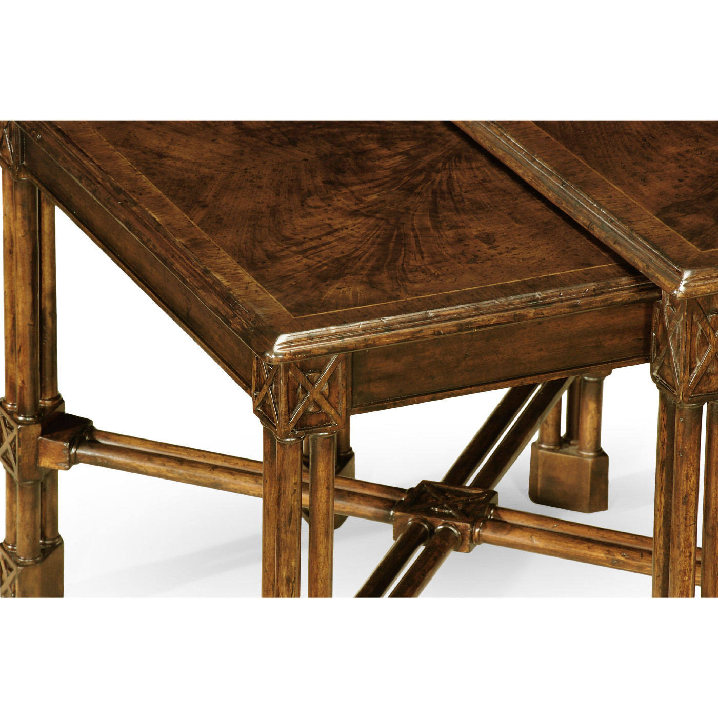 Chippendale gothic nesting tables