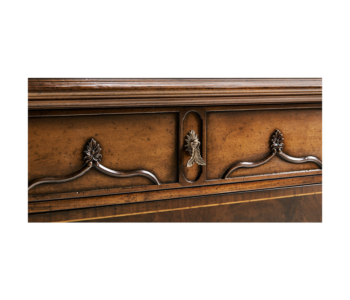 Small Chippendale Gothic Chest of Four Drawers