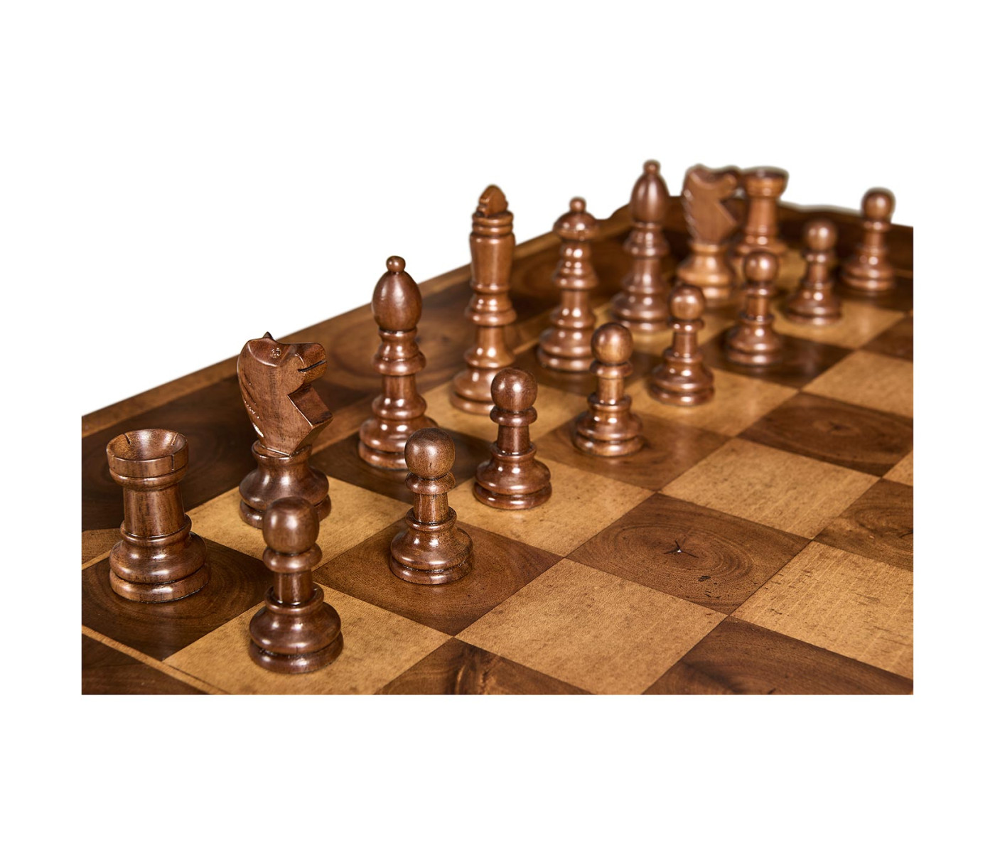 Oyster Veneer Games Table