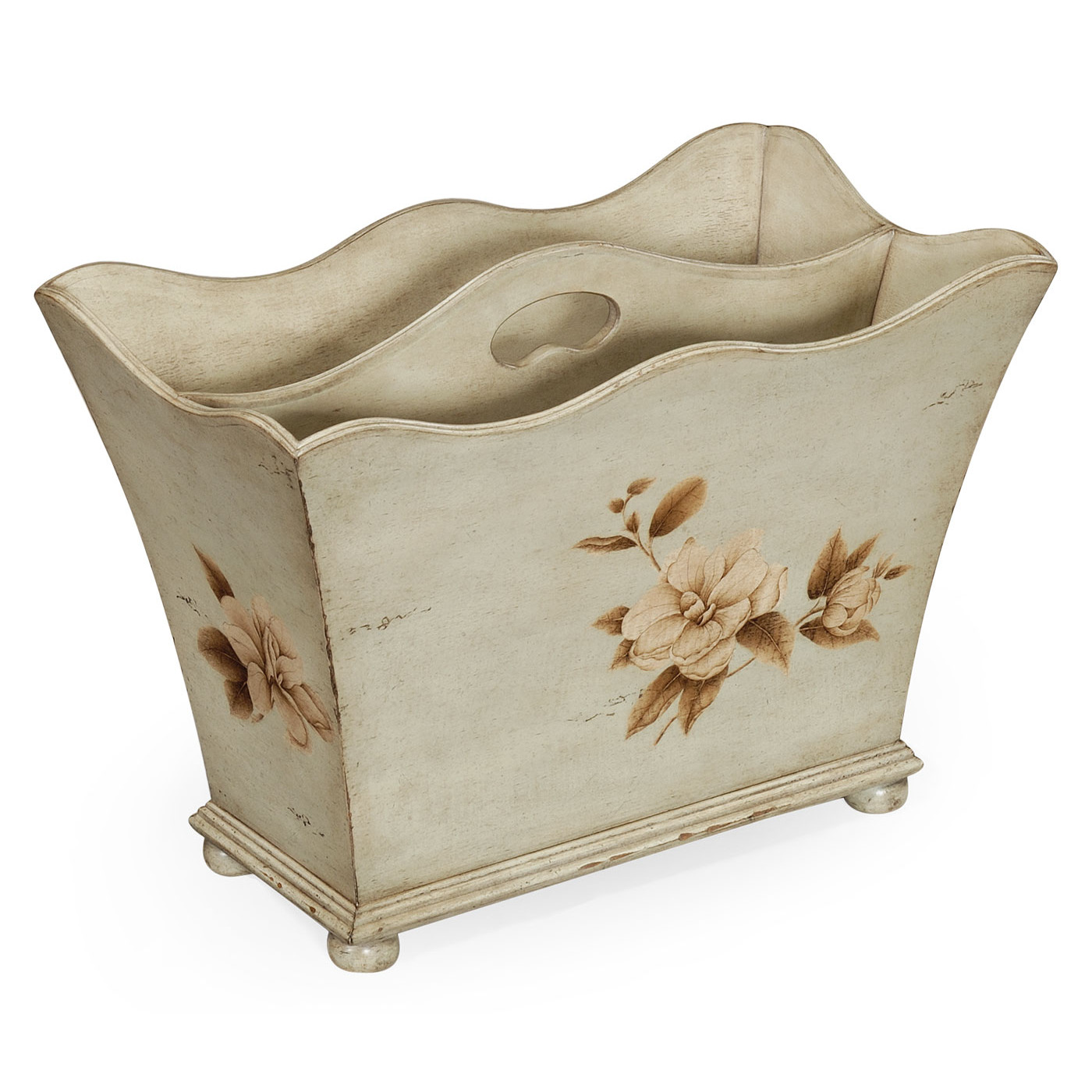 Painted Floral Canterbury Olive