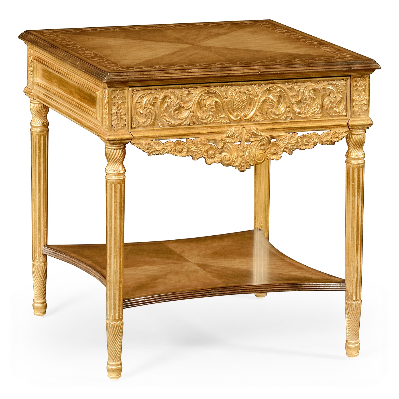 Louis XIV style rectangular side table