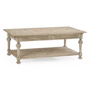 Elizabethan Style Grey Oak Coffee Table