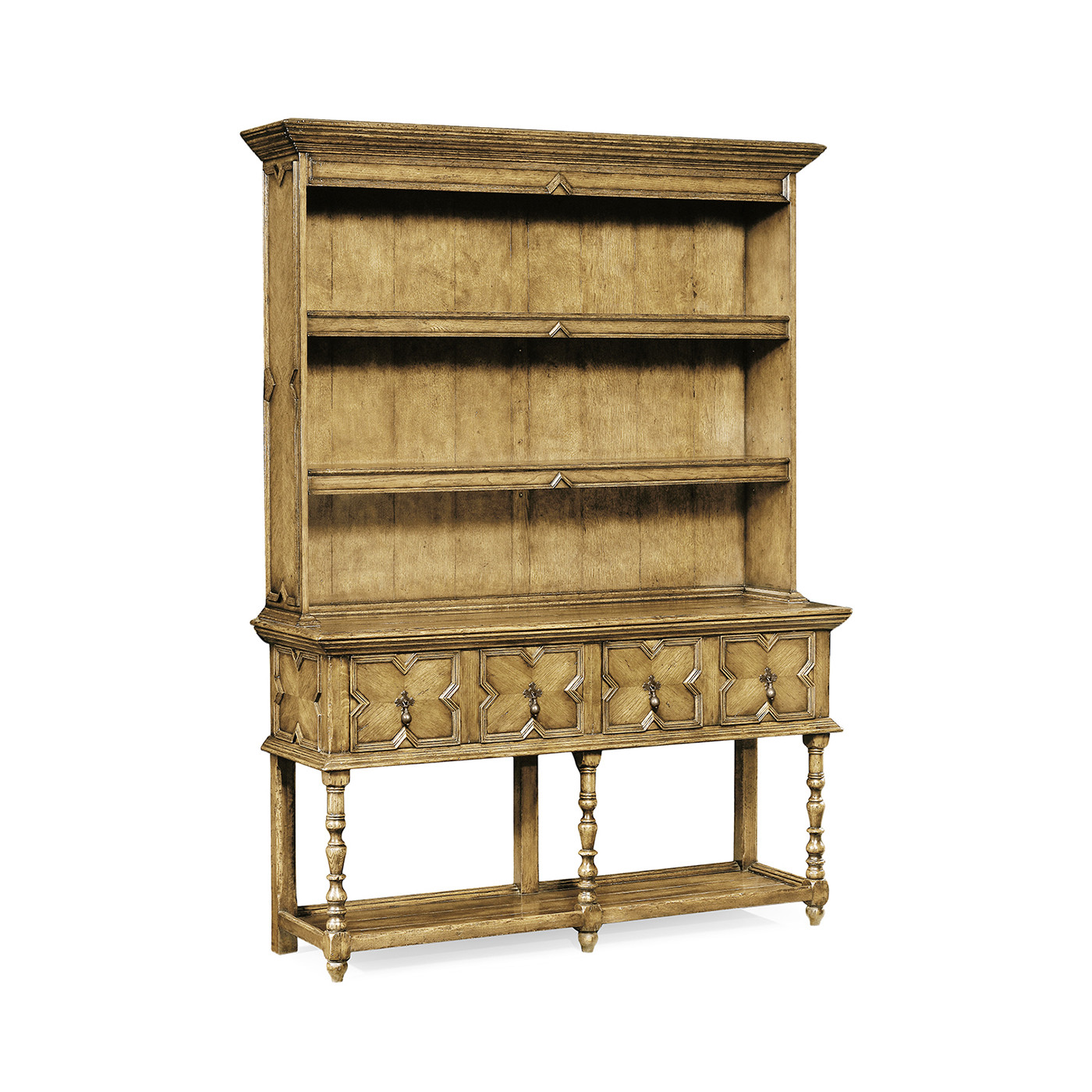 Tudor Style Natural Oak Welsh Dresser