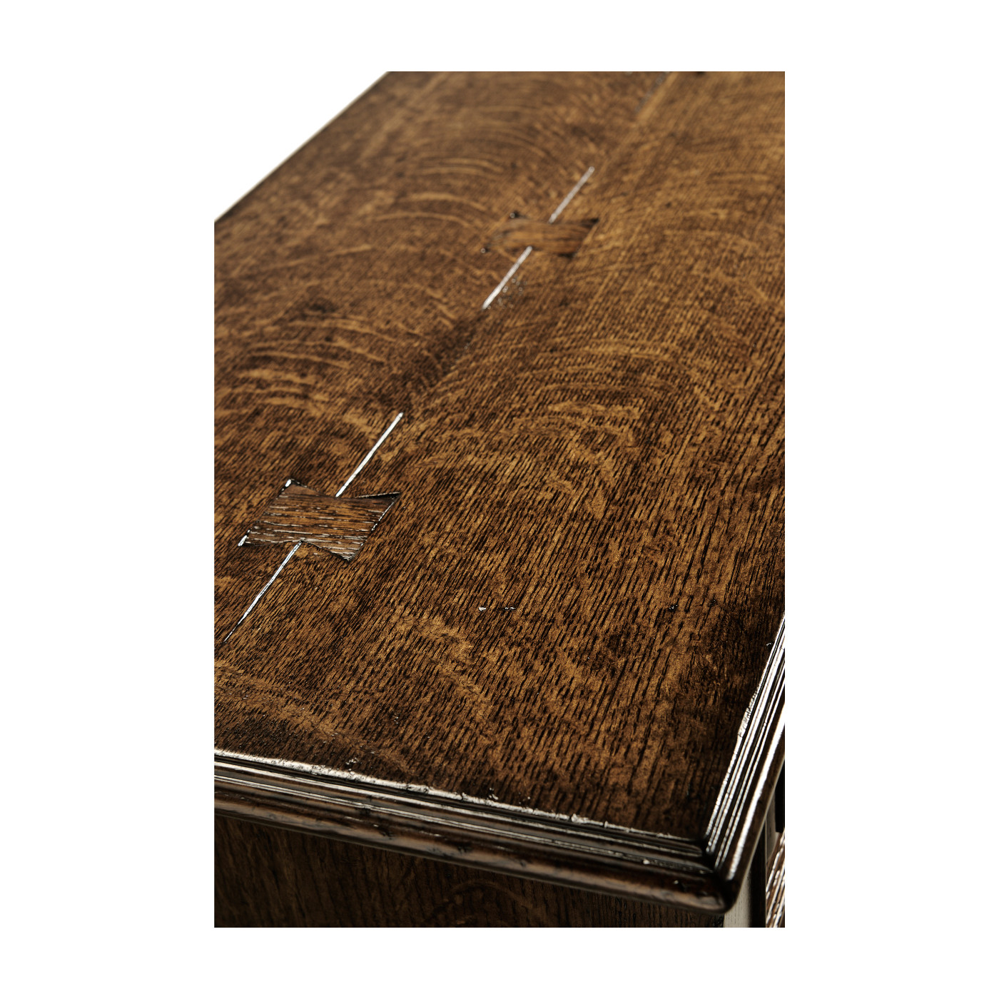 Large Elizabethan Style Dark Oak Console