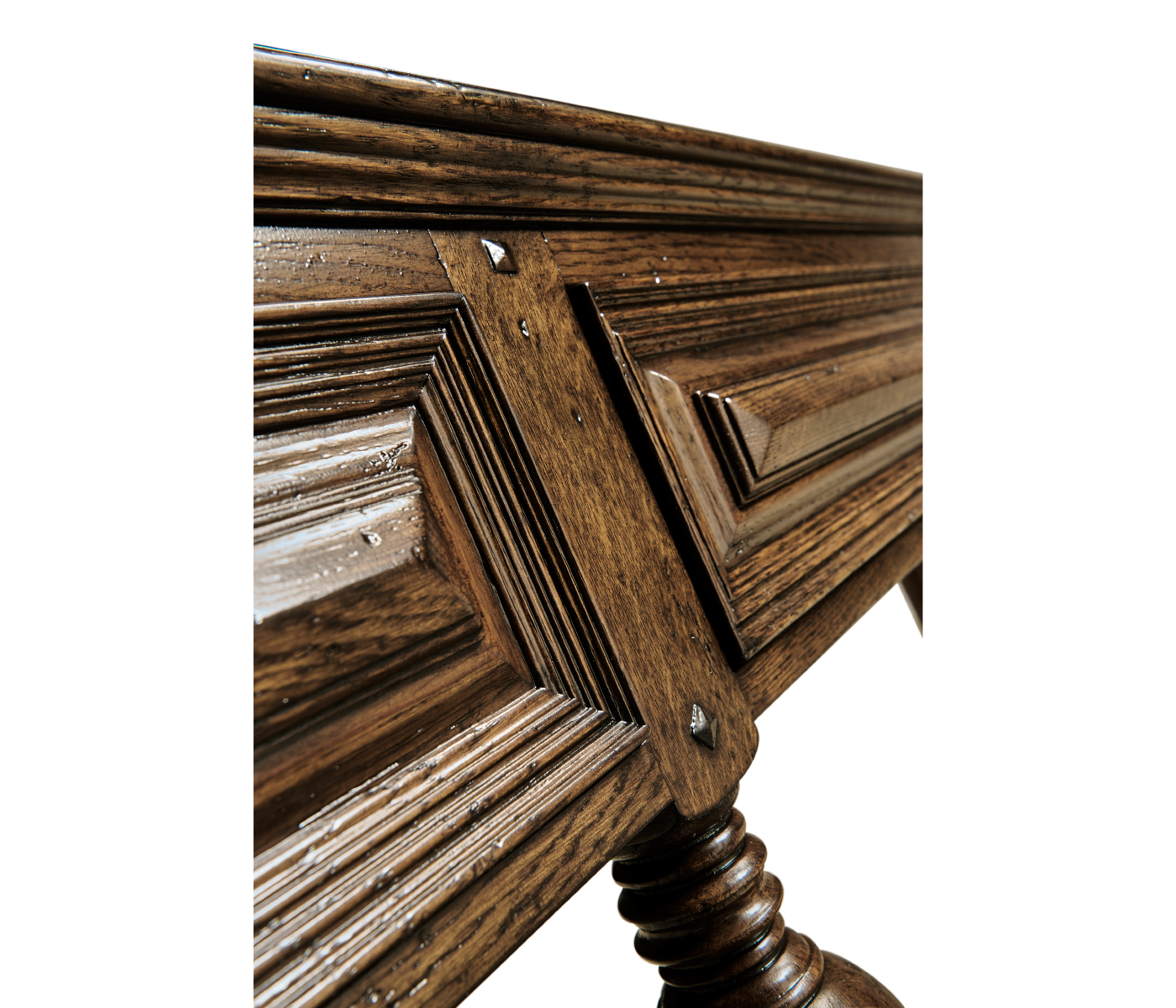 Large Elizabethan Style Dark Oak Console