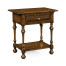Elizabethan Style Dark Oak Rectangular Side Table
