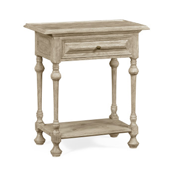 Elizabethan Style Grey Oak Tray Table