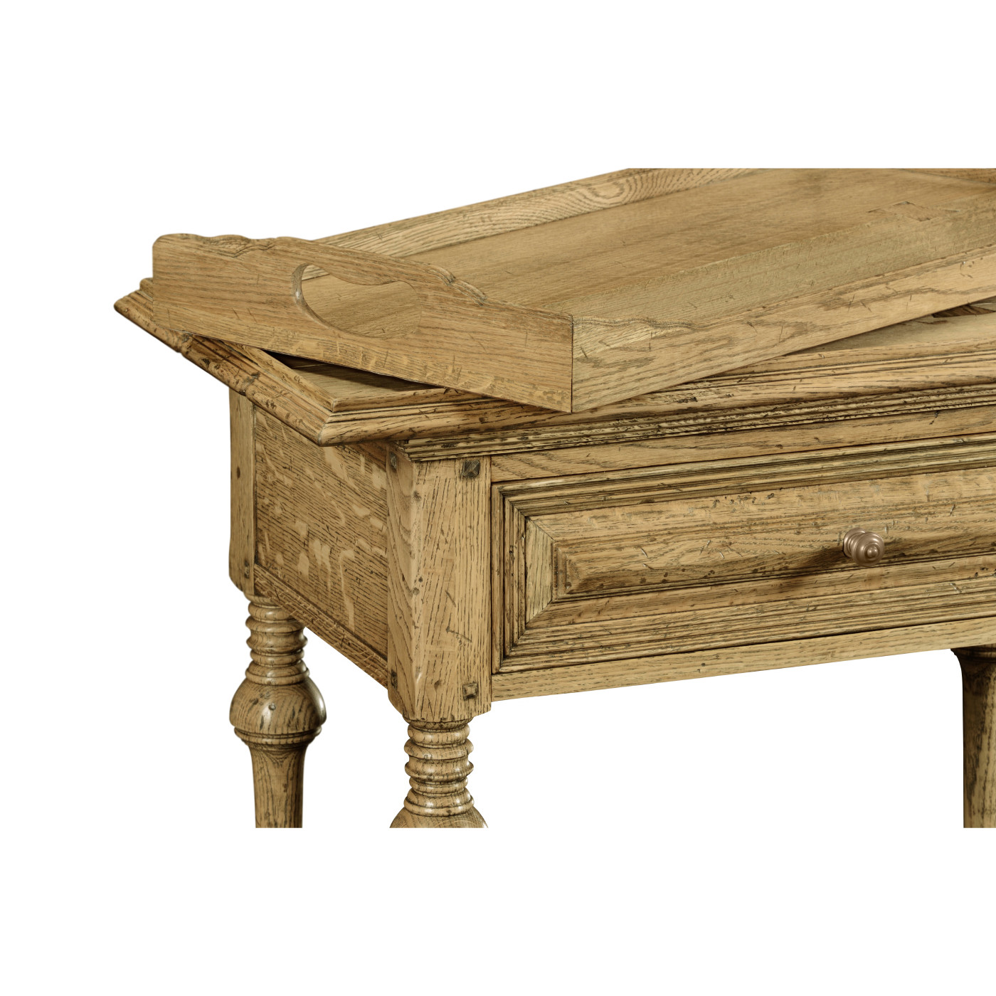 Elizabethan Style Natural Oak Tray Table