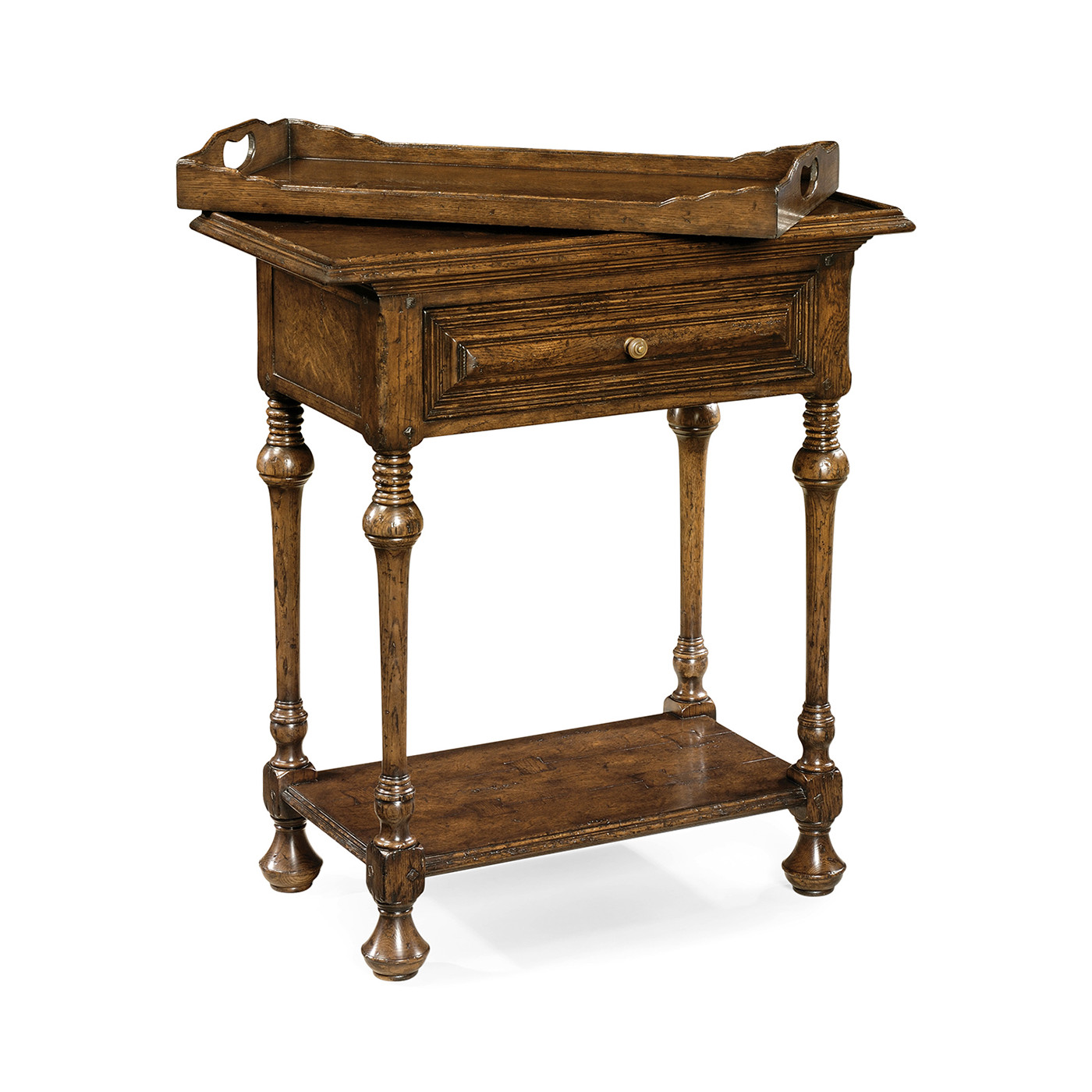 Elizabethan Style Dark Oak Tray Table