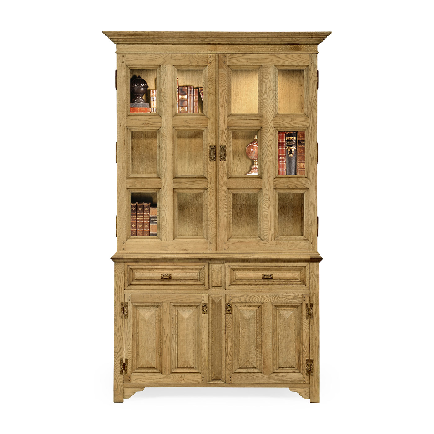 Tudorbethan Natural Oak China Cabinet