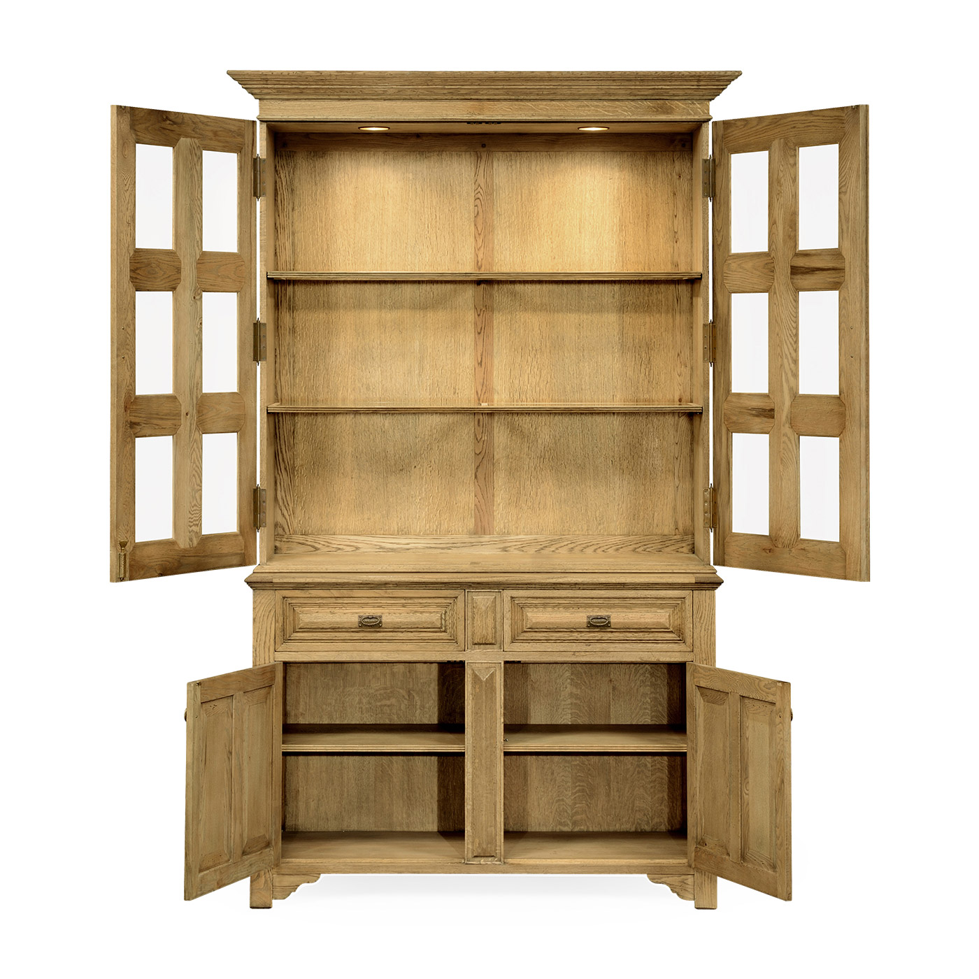 Tudorbethan Natural Oak China Cabinet