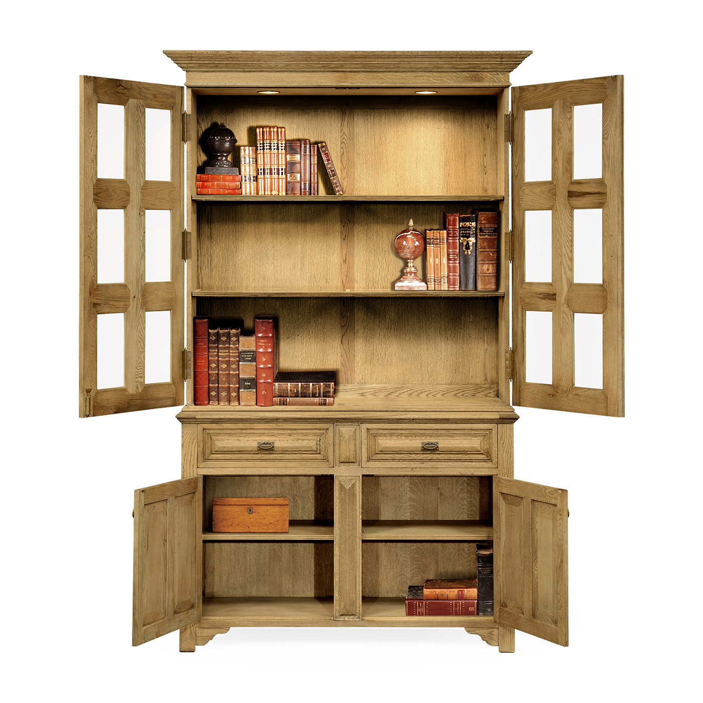 Tudorbethan Natural Oak China Cabinet