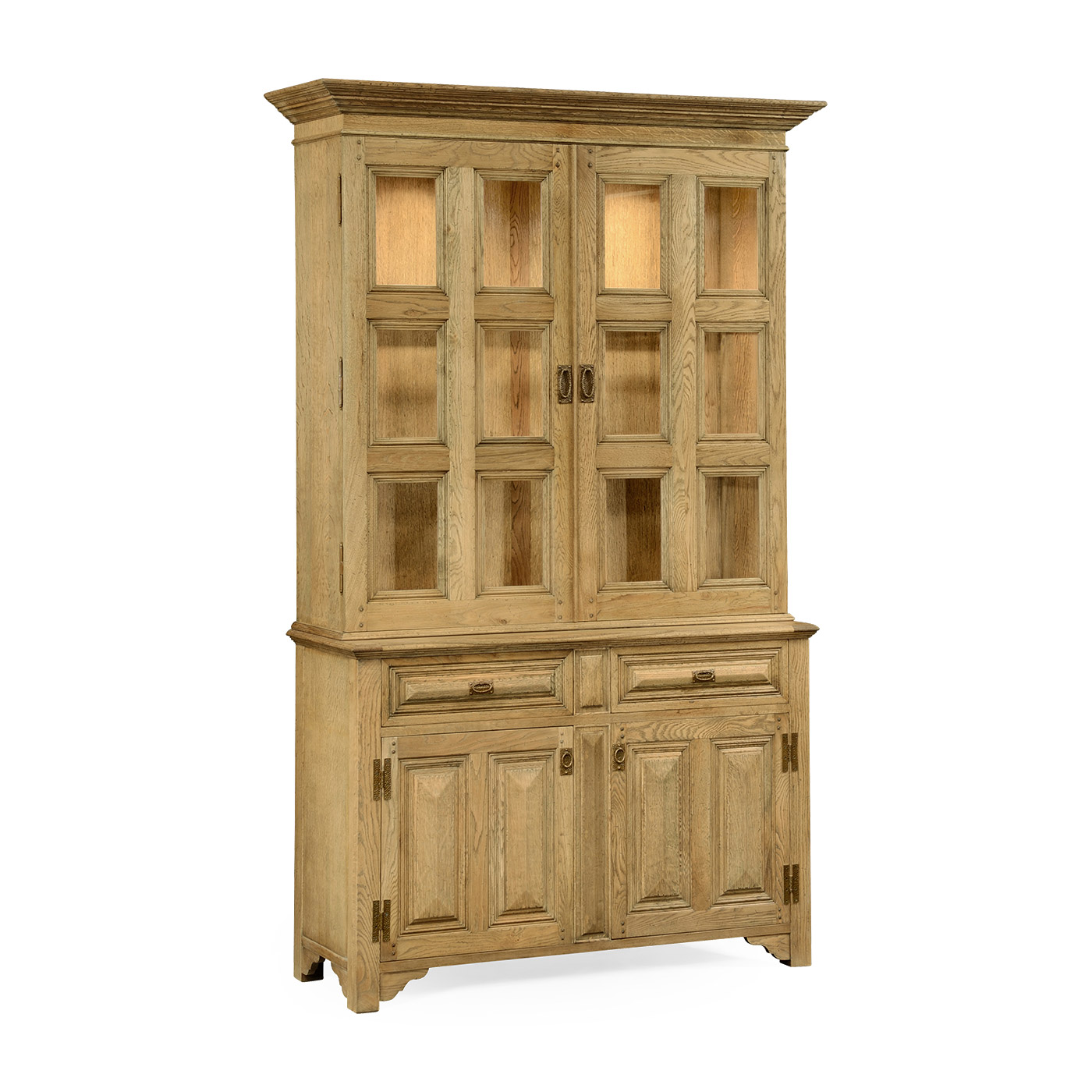 Tudorbethan Natural Oak China Cabinet